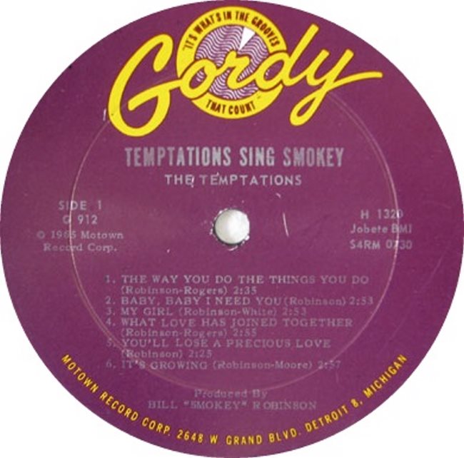 GORDY 912 - TEMPTATIONS - RA