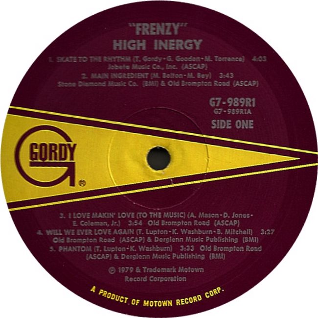 GORDY 989 - HIGH INERGY C