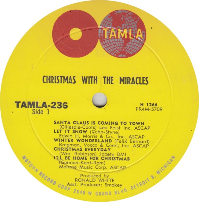 TAMLA 236 - MIRACLES R
