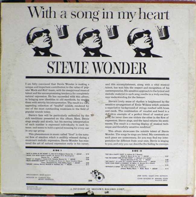 Tamla 250B - Wonder, Little Stevie