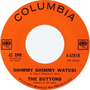 BUTTONS - 1962 COL B
