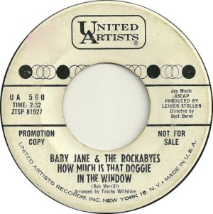 BABY JANES ROCKABYES - 63 A